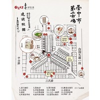 臺中第二市場美食地圖