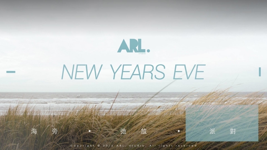 海旁弛放跨年派對 2016 NEW YEAR'S EVE-封面