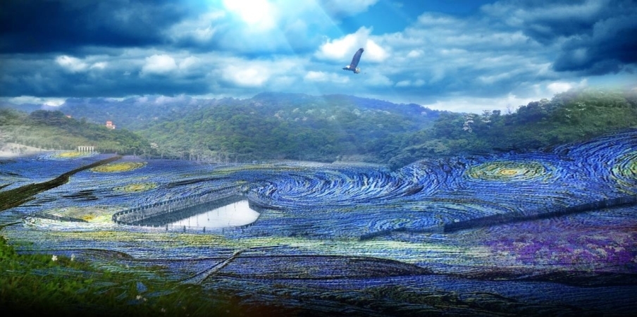 基隆地景藝術|梵谷星空草原 擁恆文創園區-封面 基隆地景藝術|梵谷星空草原 擁恆文創園區-封面