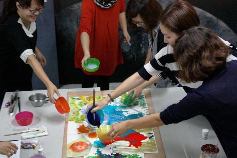 [售票]【小兔子書坊】水彩體驗單堂活動~餐桌上的風景-封面