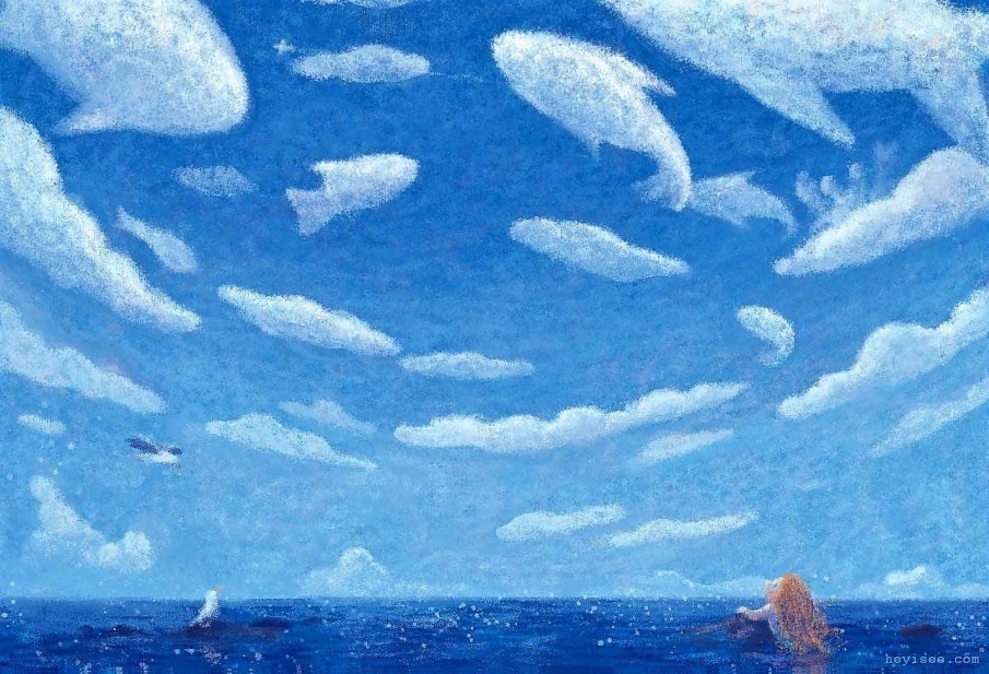 林家安繪本插畫個展 Good afternoon mermaid 2017新竹胖多米咖啡館-封面