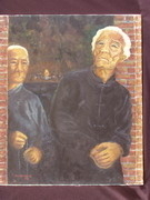 歐陽文油畫個展─春天的百合-封面