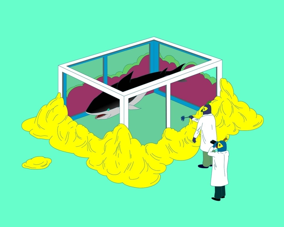 張騰遠個展「鸚鵡人的地球觀察報告」-封面