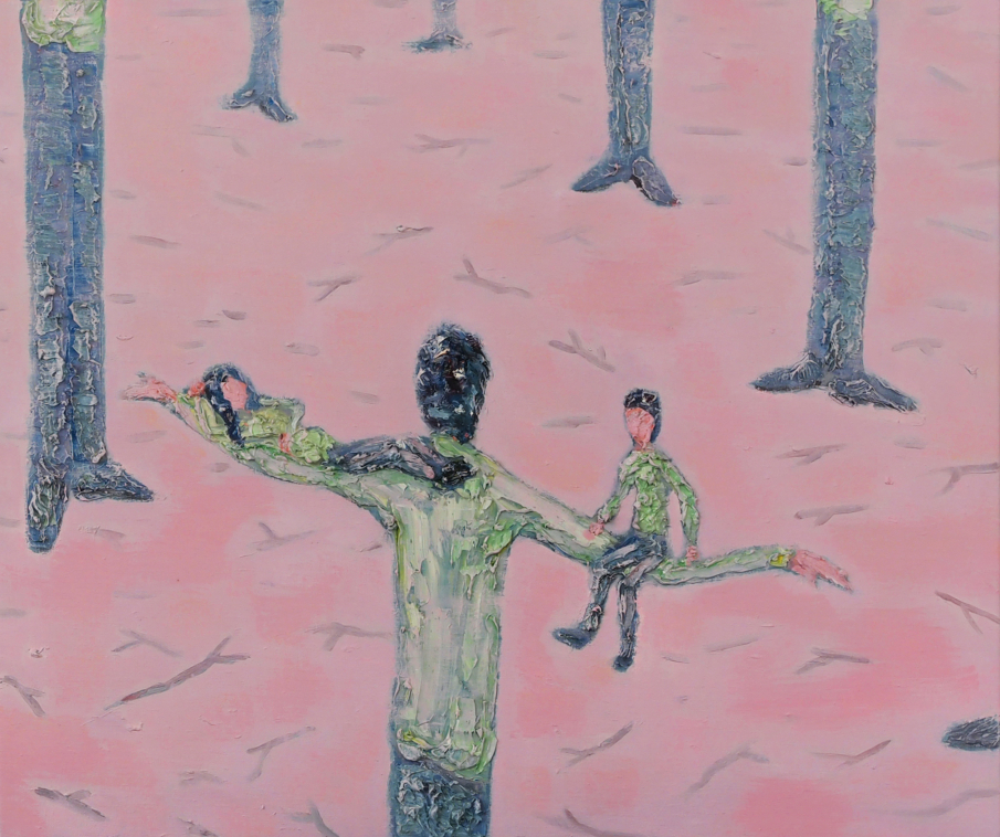 [你可以留在這] - 陳奎延油畫創作個展-封面