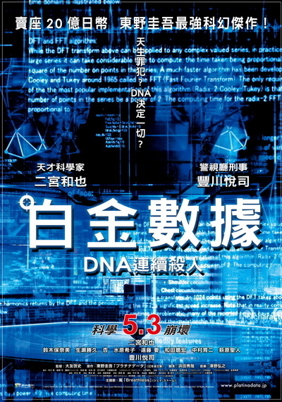 【愛爾達官方粉絲團】東野圭吾最新犯罪推理鉅作-「白金數據:DNA連續殺人」電影贈票-封面 【愛爾達官方粉絲團】東野圭吾最新犯罪推理鉅作-「白金數據:DNA連續殺人」電影贈票-封面