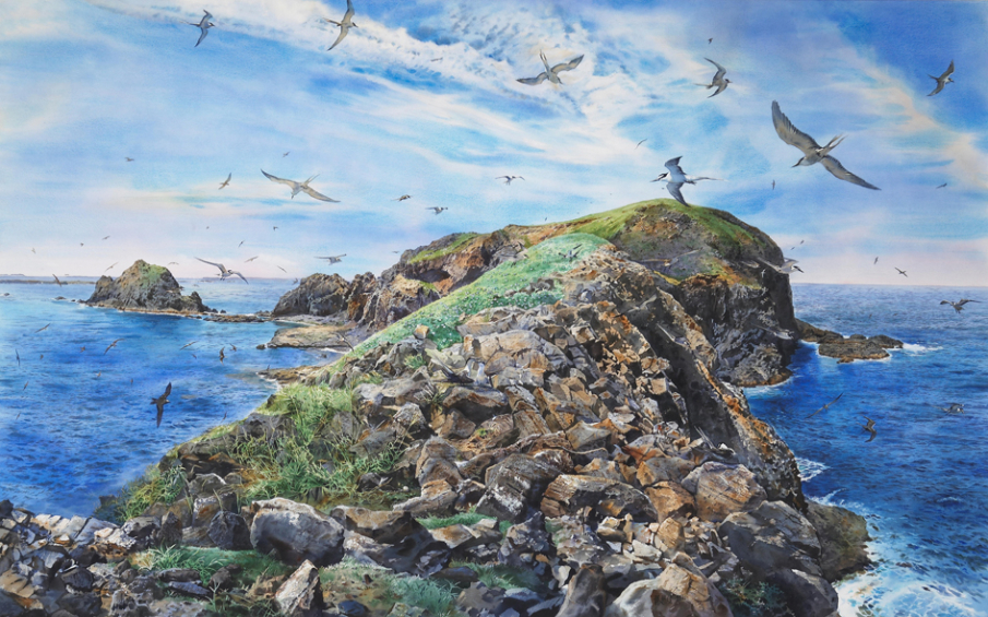 荒野的呼聲‧楊恩生的水彩世界-封面