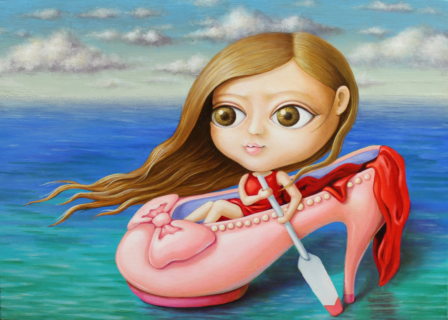 【少女心】黃秋蘋-油畫創作個展-封面 【少女心】黃秋蘋-油畫創作個展-封面