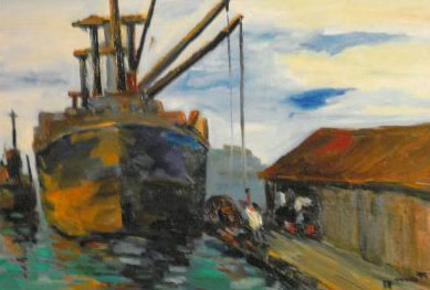 「打開畫匣子-美術在高雄」畫字樂-2015楊強西畫書法個展-封面 「打開畫匣子-美術在高雄」畫字樂-2015楊強西畫書法個展-封面